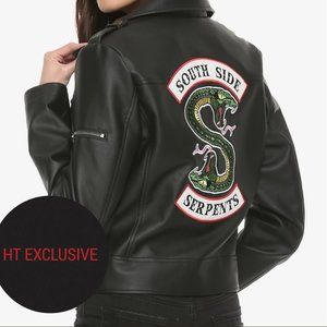 New Riverdale South Side Serpents Faux Leather Jacket From Hot Topic 2X
